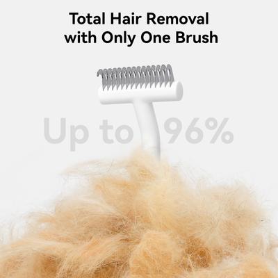 Show full view: aumuca Dog & Cat Deshedding & Dematting Undercoat Rake, White slide 2 of 12