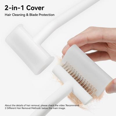 Show full view: aumuca Dog & Cat Deshedding & Dematting Undercoat Rake, White slide 6 of 12