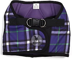 The Worthy Dog Plaid Sidekick Dog Harness, Purple, XXX-Large: 32 to 36-in chest