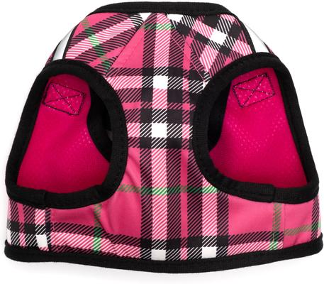 Show full view: The Worthy Dog Plaid Sidekick Dog Harness, Pink, Small: 15 to 18-in chest slide 3 of 3