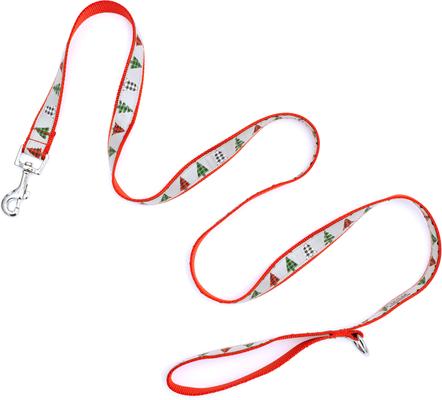 Show full view: The Worthy Dog Woodlands Dog Leash, Gray, Large: 5-ft long, 1-in wide slide 4 of 5