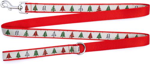 Show full view: The Worthy Dog Woodlands Dog Leash, Gray, Large: 5-ft long, 1-in wide slide 3 of 5