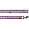 Show in main carousel: The Worthy Dog Skeletons Dog Leash, Purple, Large: 5-ft long, 1-in wide slide 2 of 2