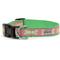 Show in main carousel: The Worthy Dog Preppy Bones Dog Collar, Pink, Small: 8 to 14-in neck, 5/8-in wide slide 2 of 5