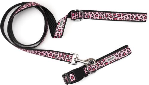 Show full view: The Worthy Dog Leopard Dog Collar, Pink, Large: 14 to 20-in neck, 1-in wide slide 4 of 4