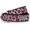 Show in main carousel: The Worthy Dog Leopard Dog Collar, Pink, Large: 14 to 20-in neck, 1-in wide slide 1 of 4