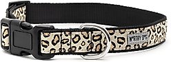 The Worthy Dog Cheetah Dog Collar, Beige, Medium: 11 to 17-in neck, 1-in wide slide 2 of 4