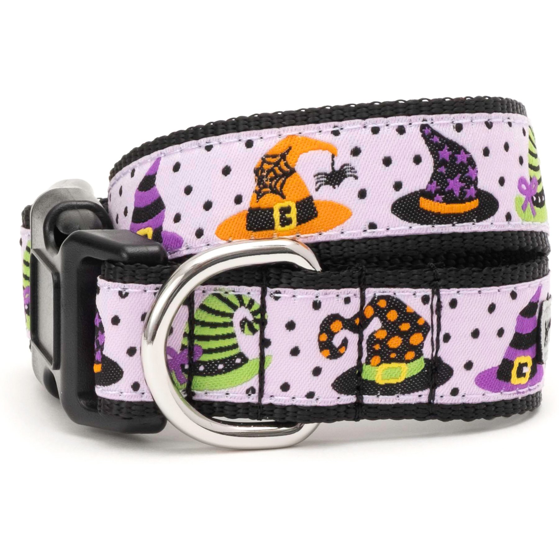 The Worthy Dog Bewitched Dog Collar, Purple, Small: 8 to 14-in neck, 5/8-in wide