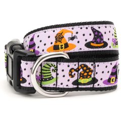 The Worthy Dog Bewitched Dog Collar, Purple, X-Small: 5 to 11-in neck, 1/2-in wide