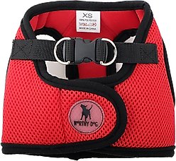 The Worthy Dog Sidekick Dog Harness, Red, Small: 15 to 18-in chest