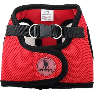 The Worthy Dog Sidekick Dog Harness, Red, Small: 15 to 18-in chest