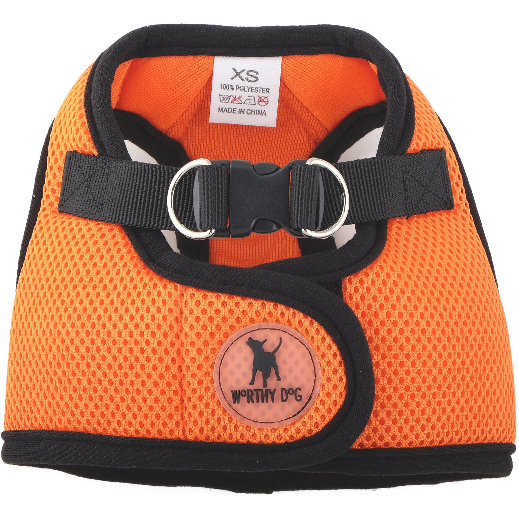 The Worthy Dog Sidekick Dog Harness, Orange, XXX-Large: 32 to 36-in chest