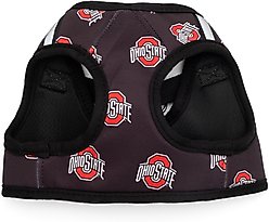 The License House Ohio State Printed Sidekick Harness, Black, X-Small: 13 to 15-in chest slide 2 of 3