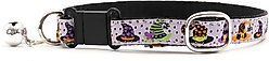 The Worthy Dog Bewitched Cat Collar, Purple 9 to 11-in neck, 1/2-in wide