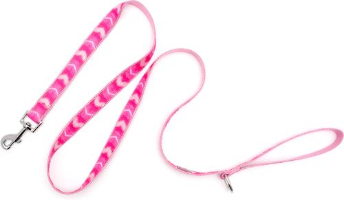 Show full view: The Worthy Dog Ombre Dog Leash, Pink, Large: 5-ft long, 1-in wide slide 3 of 3