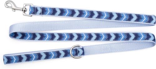 Show full view: The Worthy Dog Ombre Dog Leash, Blue, Large: 5-ft long, 1-in wide slide 2 of 3