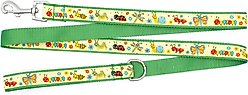 The Worthy Dog Bugs Dog Leash, Green, Small: 5-ft long, 5/8-in wide slide 2 of 3