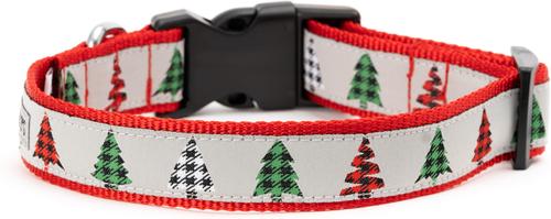 Show full view: The Worthy Dog Woodlands Dog Collar, Gray, X-Small: 5 to 11-in neck, 1/2-in wide slide 5 of 6