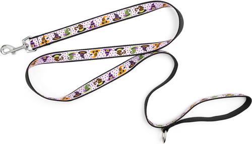 Show full view: The Worthy Dog Bewitched Dog Leash, Purple, Large: 5-ft long, 1-in wide slide 3 of 3