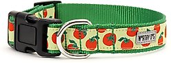 The Worthy Dog Tomatoes Dog Collar, Green, Small: 8 to 14-in neck, 5/8-in wide slide 2 of 4