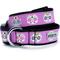 Show in main carousel: The Worthy Dog Skeletons Dog Collar, Purple, Medium: 11 to 17-in neck, 1-in wide slide 1 of 4