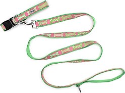 The Worthy Dog Preppy Bones Dog Collar, Pink, X-Large: 17 to 23-in neck, 1-in wide slide 2 of 5