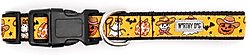 The Worthy Dog Howdyween Dog Collar, Orange, Small: 8 to 14-in neck, 5/8-in wide slide 2 of 3