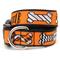 Show in main carousel: The Worthy Dog Halloween Bones Dog Collar, Orange, Large: 14 to 20-in neck, 1-in wide slide 1 of 3