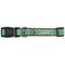 Show in main carousel: The Worthy Dog Football Field Dog Collar, Green, X-Small: 5 to 11-in neck, 1/2-in wide slide 3 of 4