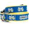 Show in main carousel: The Worthy Dog Cheers! Dog Collar, Blue, Medium: 11 to 17-in neck, 1-in wide slide 1 of 6