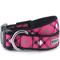 Show in main carousel: The Worthy Dog Bias Plaid Dog Collar, Pink, Large: 14 to 20-in neck, 1-in wide slide 1 of 4