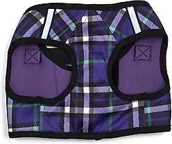 The Worthy Dog Plaid Sidekick Dog Harness, Purple, Small: 15 to 18-in chest slide 2 of 3