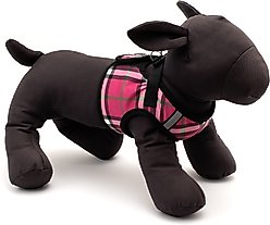 The Worthy Dog Plaid Sidekick Dog Harness, Pink, Small: 15 to 18-in chest slide 2 of 3