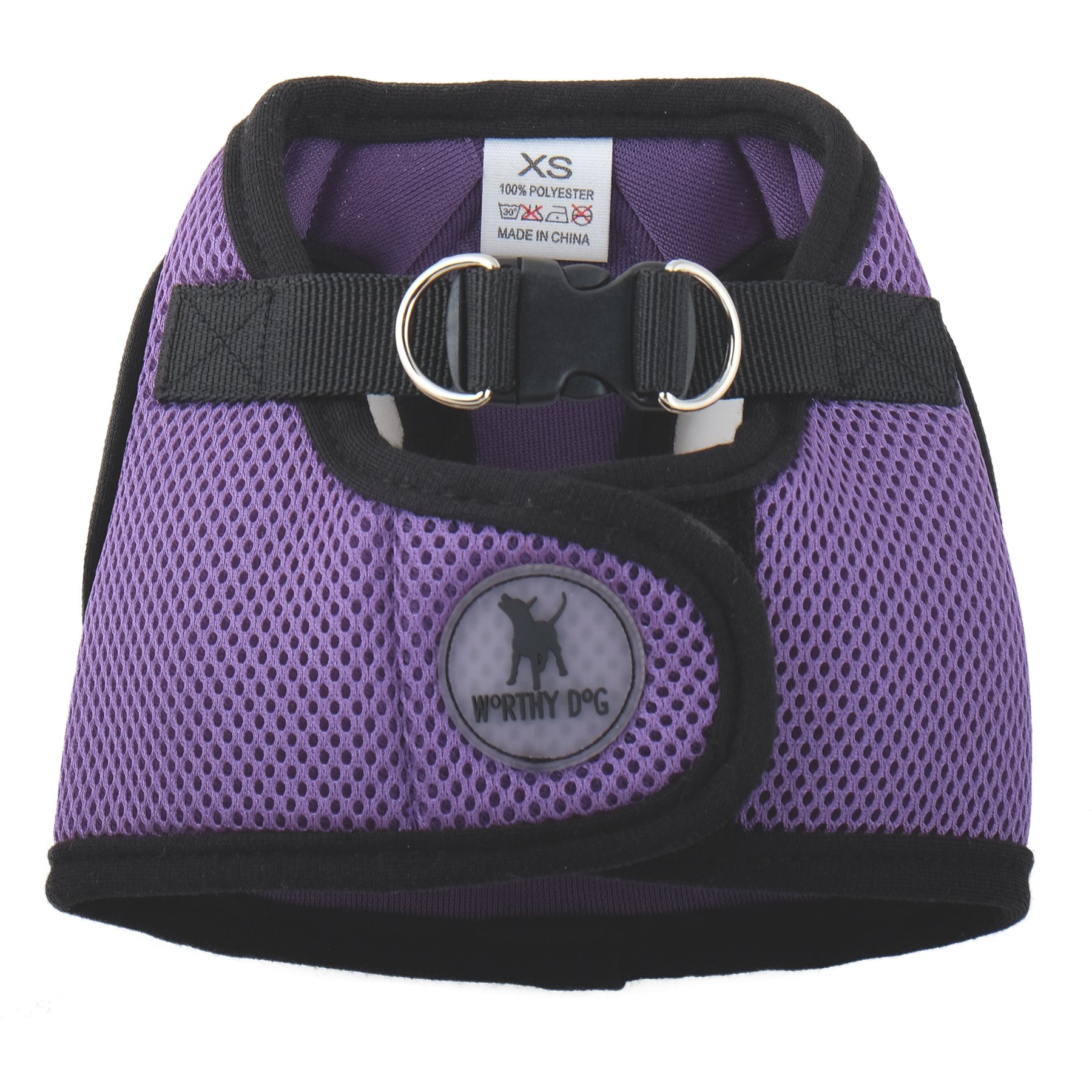 The Worthy Dog Sidekick Dog Harness, Purple, Large: 21 to 24-in chest