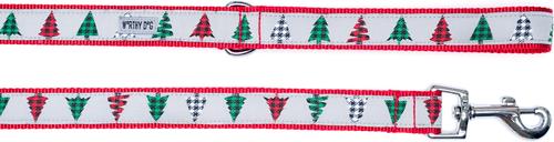 Show full view: The Worthy Dog Woodlands Dog Leash, Gray, Large: 5-ft long, 1-in wide slide 2 of 5