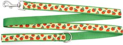 The Worthy Dog Tomatoes Dog Leash, Green, Large: 5-ft long, 1-in wide slide 2 of 3
