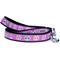 Show in main carousel: The Worthy Dog Skeletons Dog Leash, Purple, Large: 5-ft long, 1-in wide slide 1 of 2