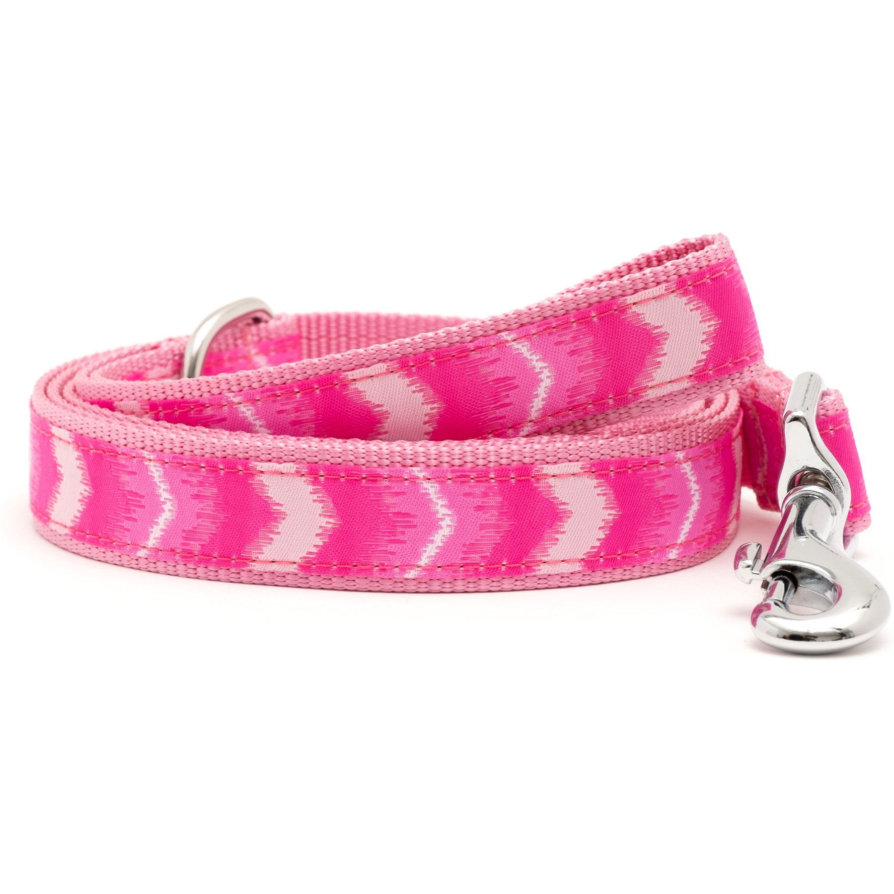 The Worthy Dog Ombre Dog Leash, Pink, Large: 5-ft long, 1-in wide