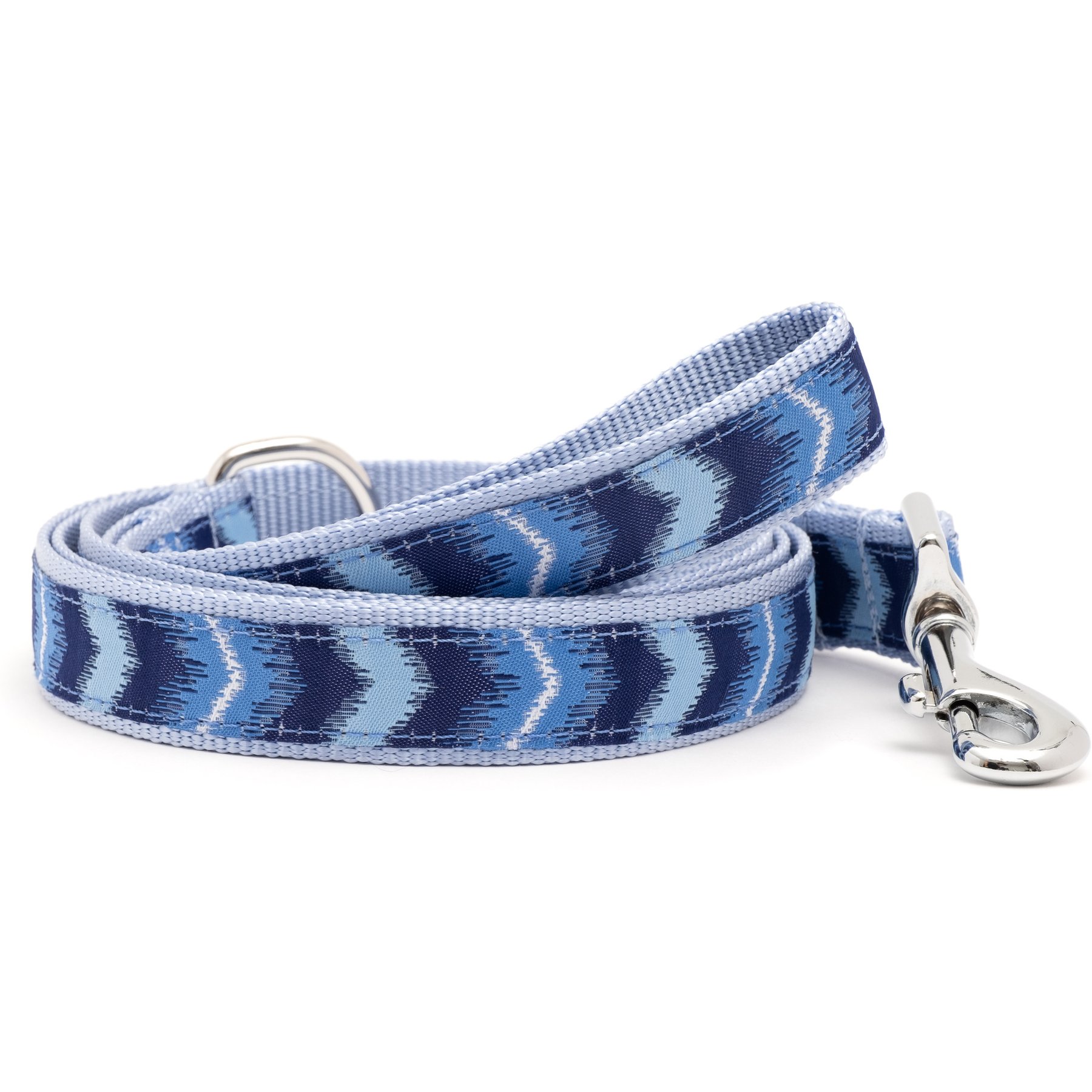 The Worthy Dog Ombre Dog Leash, Blue, Small: 5-ft long, 5/8-in wide