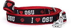The License House Ohio State I Heart OSU Lead, Black, Small: 5-ft long, 5/8-in wide
