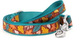 The Worthy Dog Falling Leaves Dog Leash, Red, Large: 5-ft long, 1-in wide