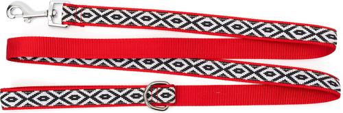 Show full view: The Worthy Dog Kilim Dog Leash, Black, Small: 5-ft long, 5/8-in wide slide 3 of 3