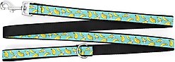 The Worthy Dog Go Bananas Dog Leash, Blue, Large: 5-ft long, 1-in wide slide 2 of 3