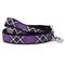 Show in main carousel: The Worthy Dog Bias Plaid Dog Leash, Purple, Large: 5-ft long, 1-in wide slide 1 of 1