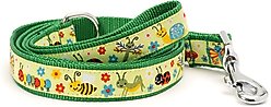 The Worthy Dog Bugs Dog Leash, Green, Small: 5-ft long, 5/8-in wide