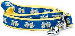 The Worthy Dog Cheers! Dog Leash, Blue, Small: 5-ft long, 5/8-in wide