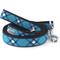 Show in main carousel: The Worthy Dog Bias Plaid Dog Leash, Blue, Large: 5-ft long, 1-in wide slide 1 of 1