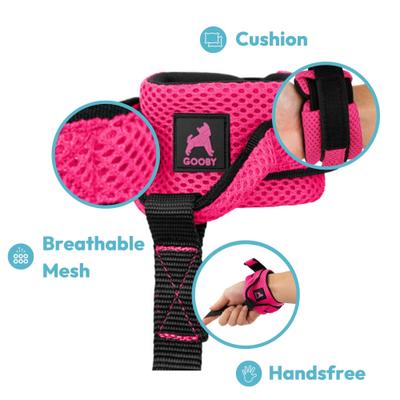 Show full view: Gooby Mesh Hands-Free Wrist Band Dog Leash, Turquoise, Regular: 6-ft long, 1.5-in wide slide 3 of 4