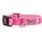Show in main carousel: The Worthy Dog Ombre Dog Collar, Pink, Medium: 11 to 17-in neck, 1-in wide slide 2 of 3