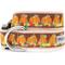 Show in main carousel: The Worthy Dog Pumpkin Patch Dog Collar, Brown, Small: 8 to 14-in neck, 5/8-in wide slide 1 of 3